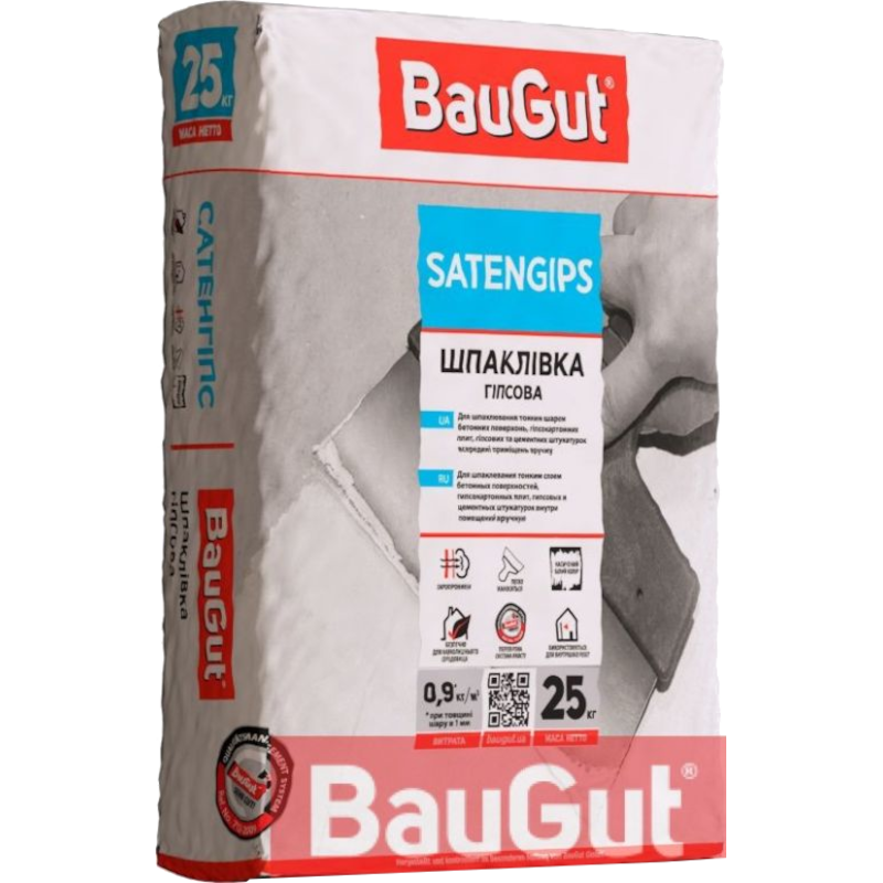 Шпаклівка BAUGUT SATENGIPS (2290318349016), 25 кг